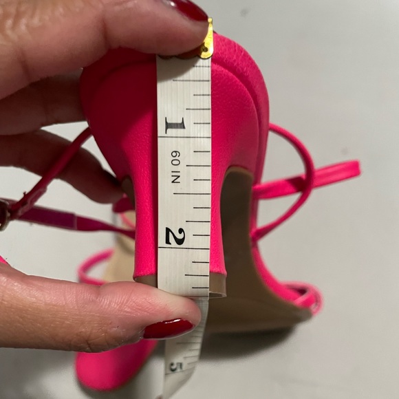 💞HOT PINK SUGAR KITTY HEELS💞 - Picture 2 of 7